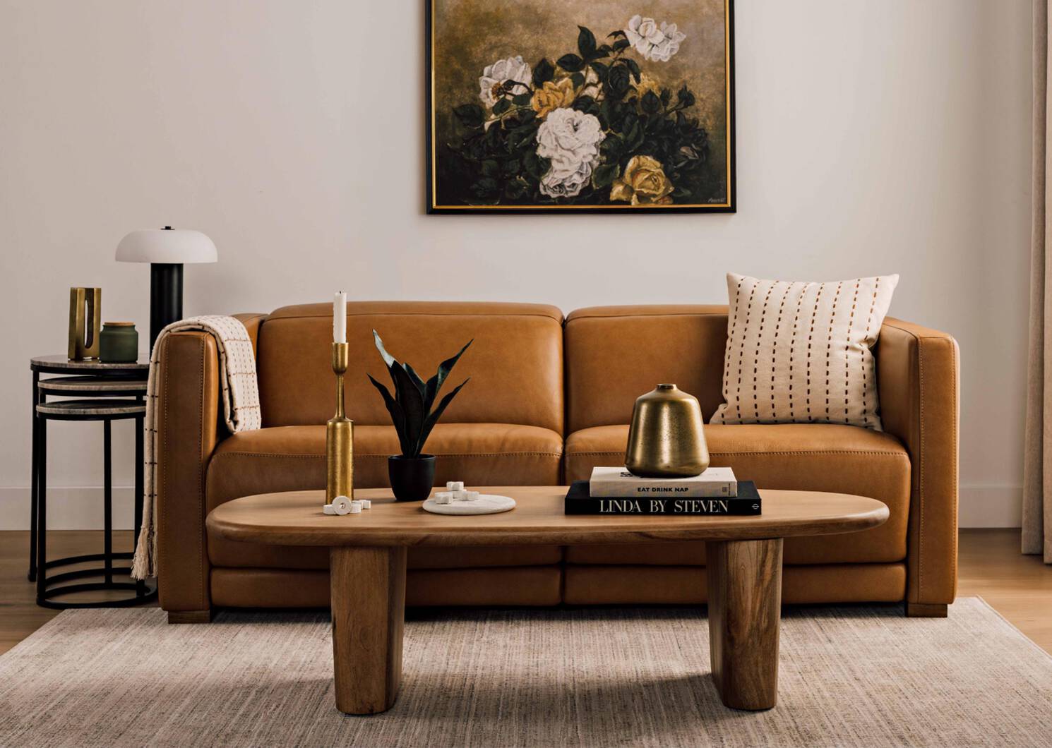 Windsor - 3 Seater Sofa - Leather - Image 7