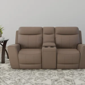 Leonardo Love Seat with Console