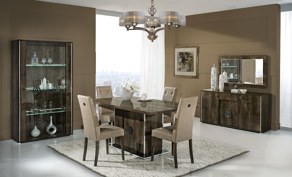 Athen Rovere Monte Italian Extending Dining Set - Image 2