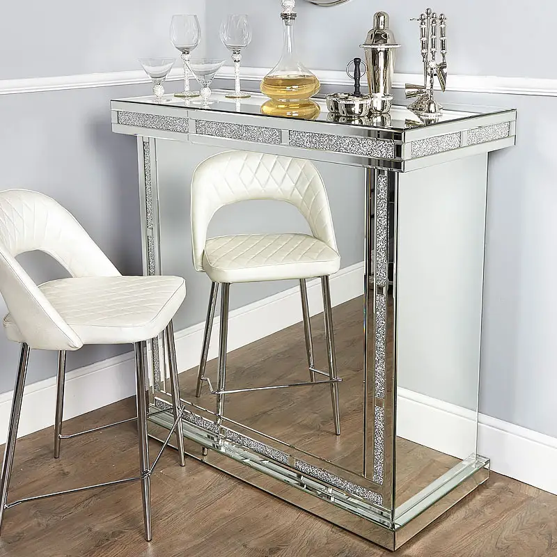 Mirrored Crystal Bar Unit