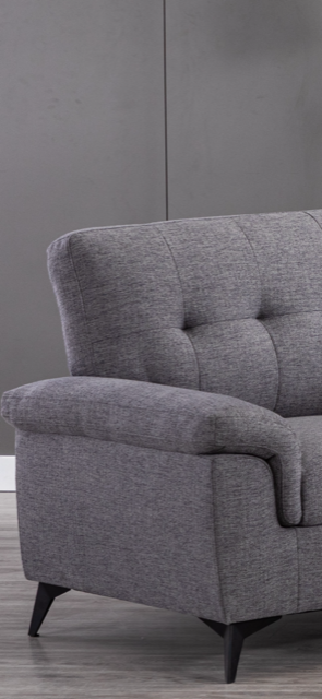 Suzana 3 Seater Grey - Image 7