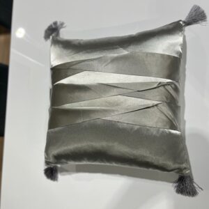 Cushion -  Silk effect stock 2 grey