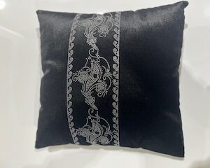 Cushion - Velvet stock 4 Black