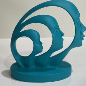 Figurine 3 - Turquoise