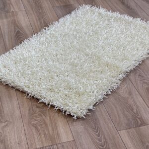 Shaggy Rug - 24'' x 36'' Polyester White