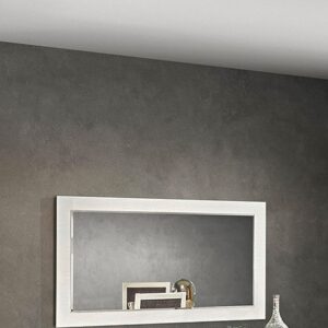 Margot Birch White Silver Mirror