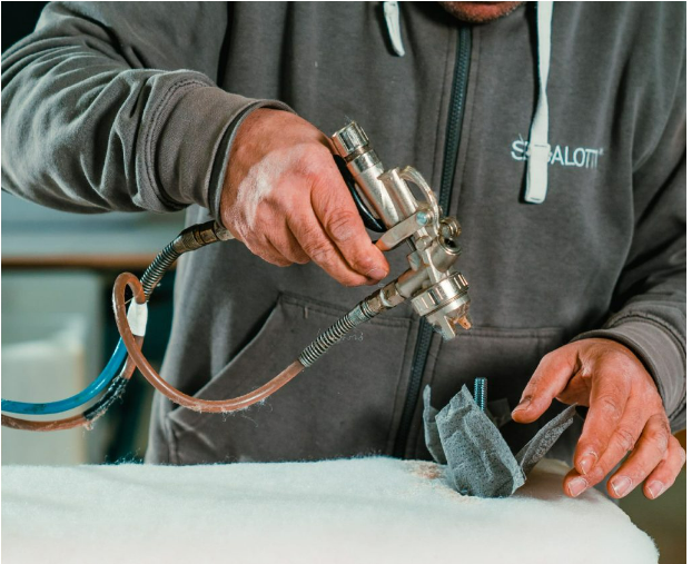 QUIZ Fabric Italian Sofa Bed - Image 5