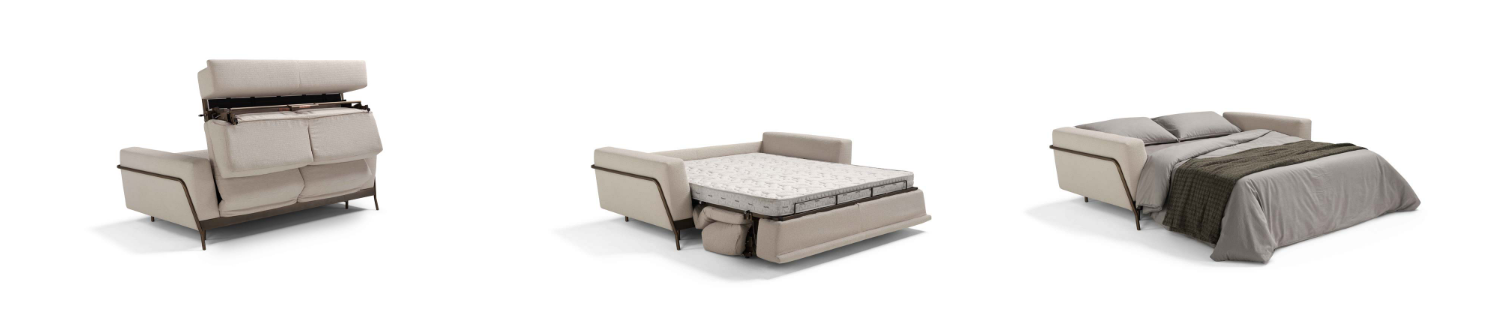 QUIZ Fabric Italian Sofa Bed - Image 10