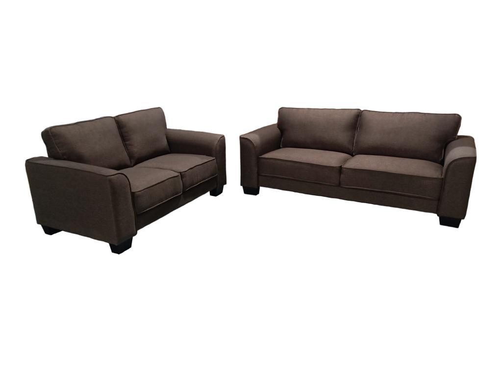 Sophie 3 seater Brown - Image 2