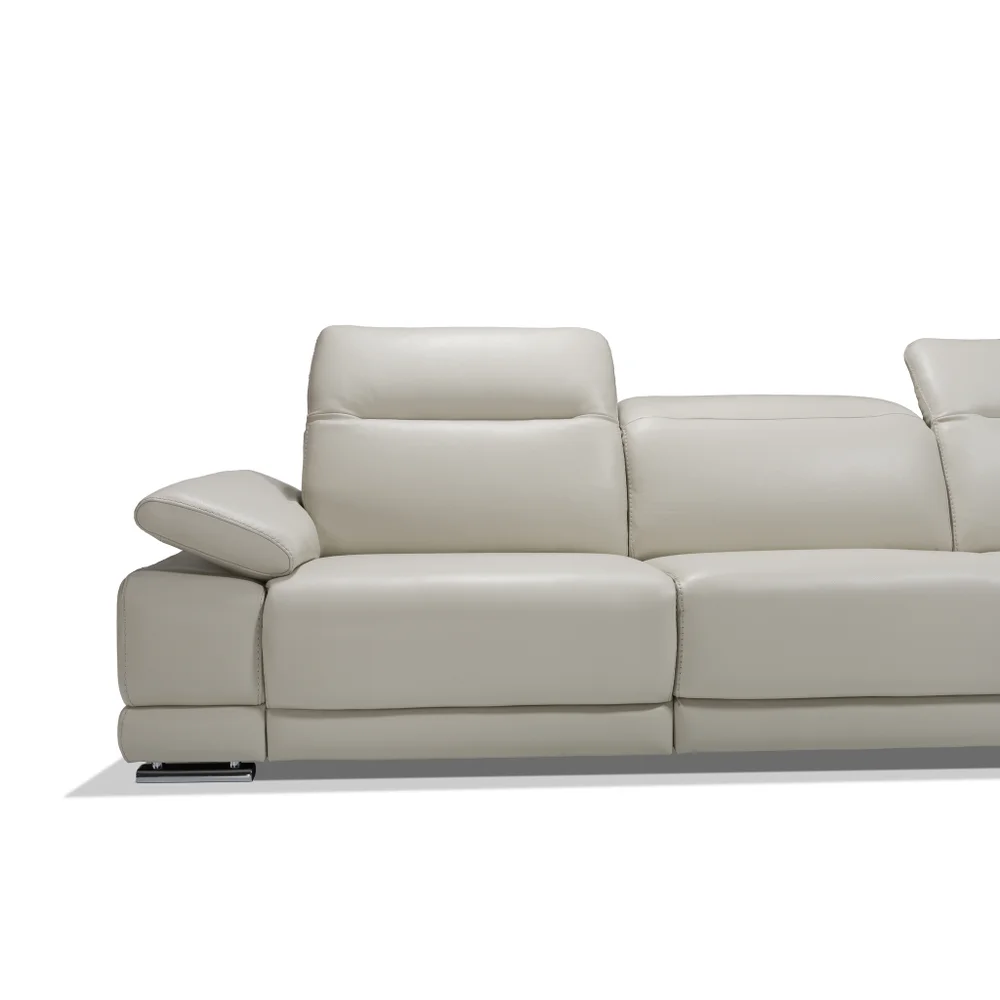 Escape - Sectional Power Recliner - Light Grey - Image 7