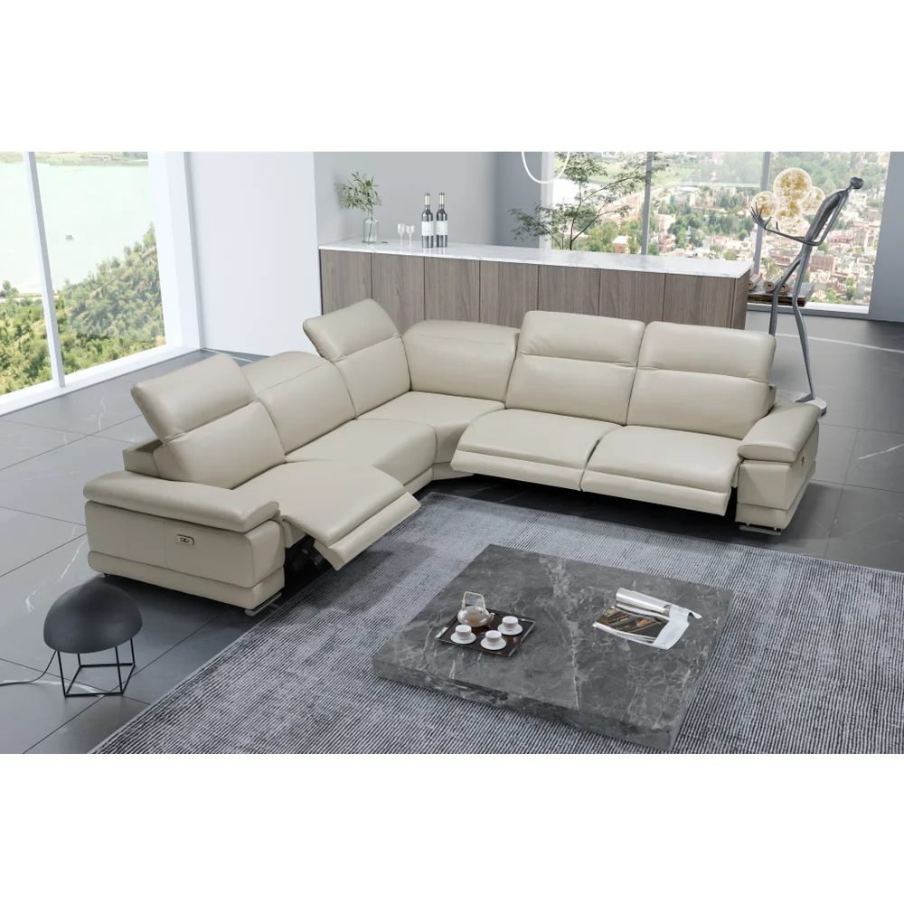Escape - Sectional Power Recliner - White - Image 5