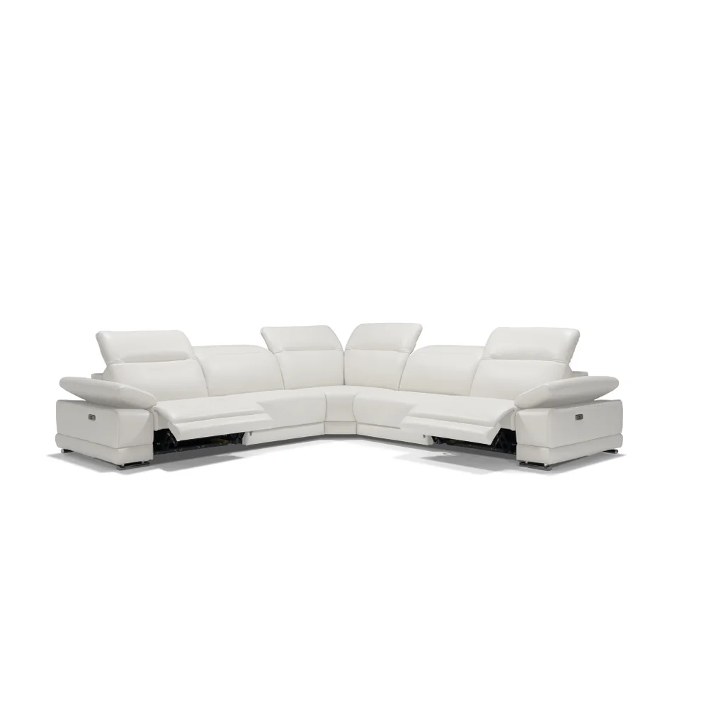 Escape - Sectional Power Recliner - White