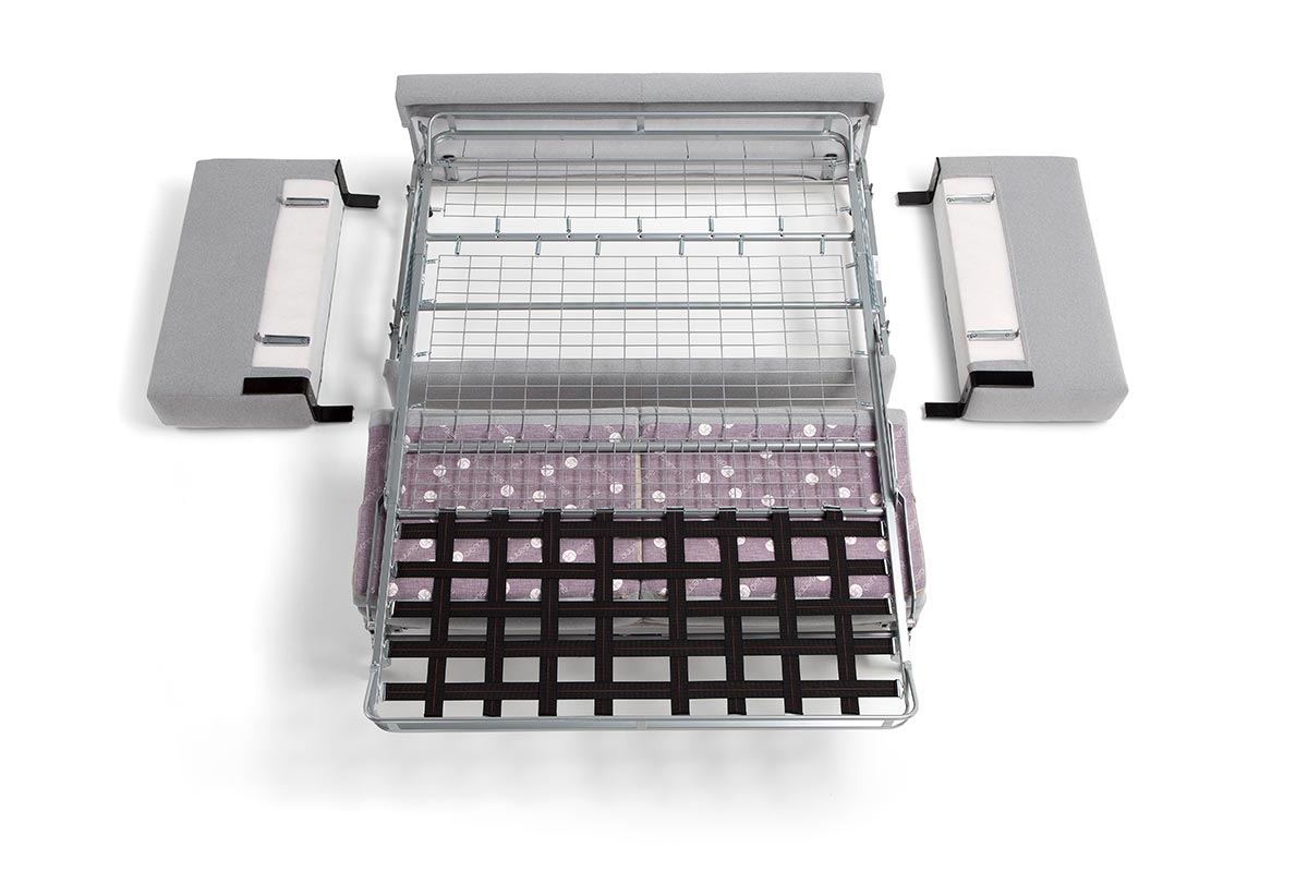 QUIZ Fabric Italian Sofa Bed - Image 6